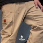 Pantalon cargo hombre gabardina