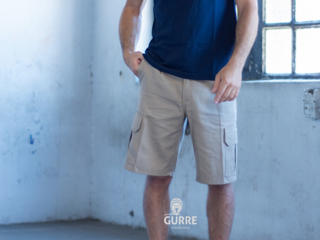 Bermudas cargo hombre ganan estilo gurre